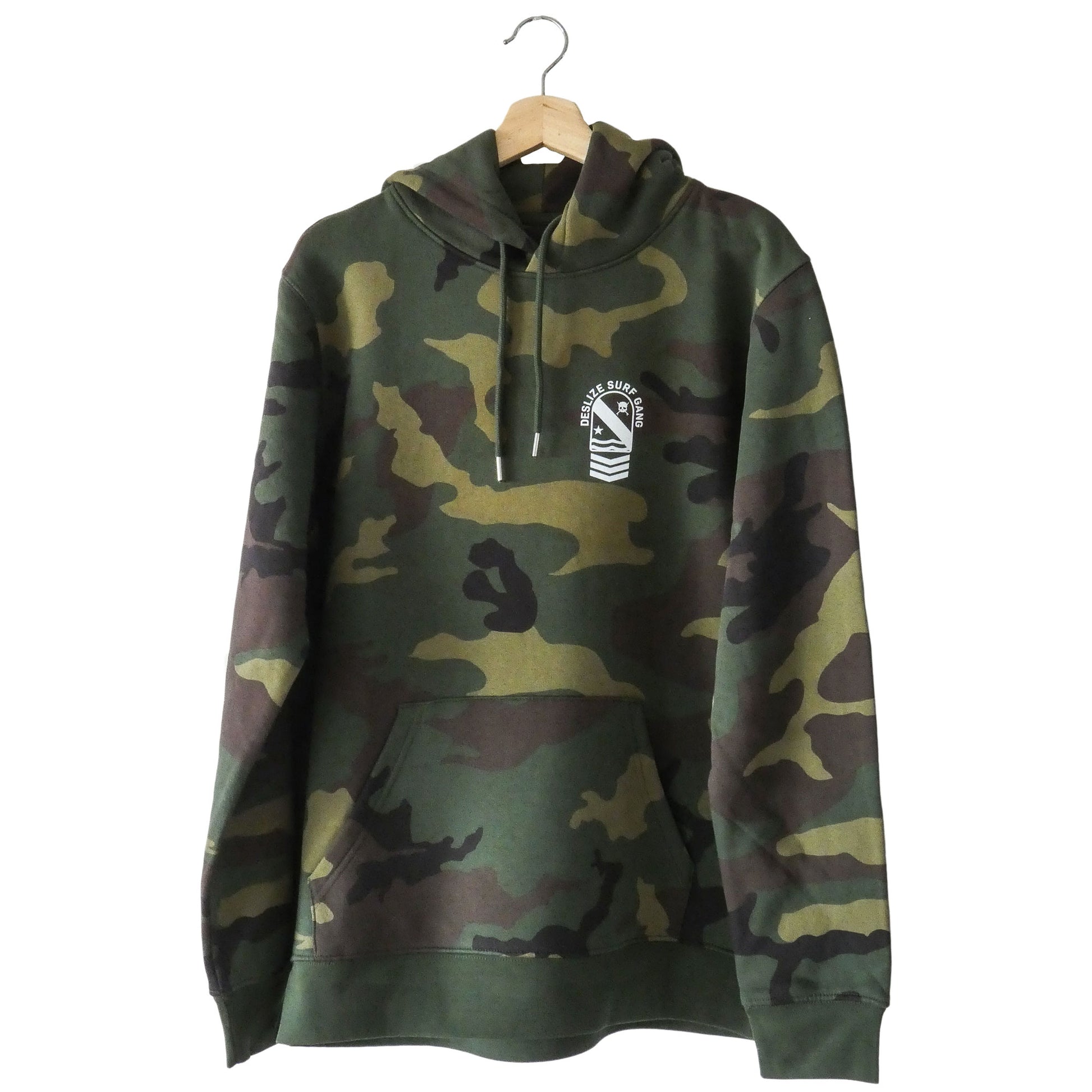 Camouflage Hoodie, Front side
