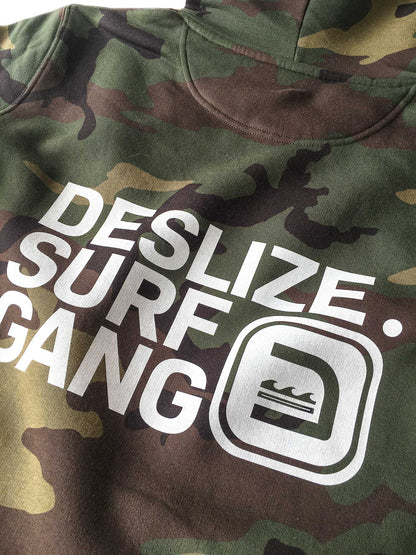 Camouflage Hoodie, Back side closed-up