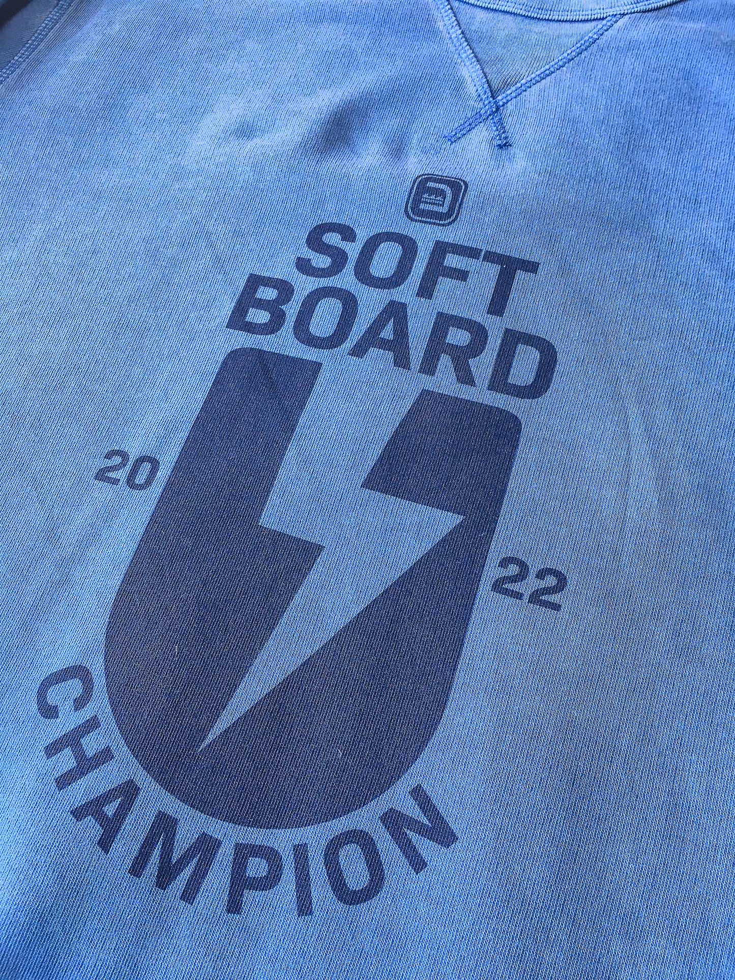 Champion vintage sweatshirt, Front side close-up