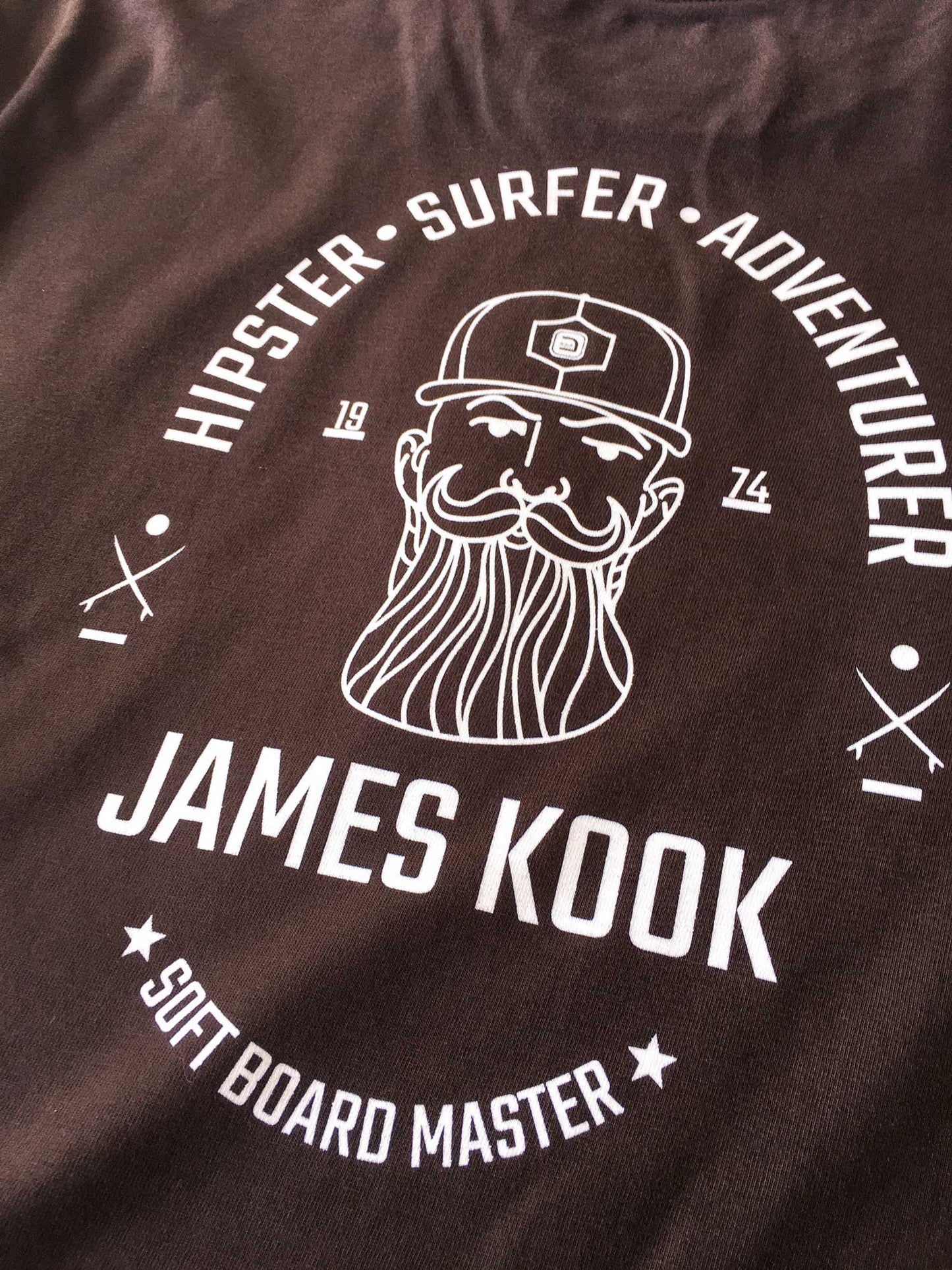 James Kook Tshirt, Back side close-up